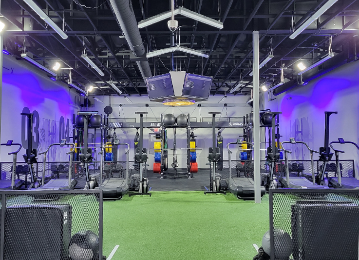 Krave training equipment and workout space